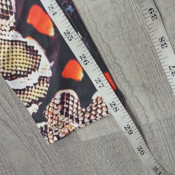 Gym Girl Made USA Butterfly Graphic Leggings Pants Work out Yoga Set Top Small - Picture 8 of 8